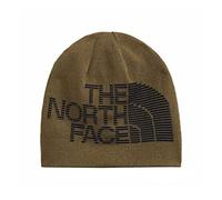 The North FACE Bonnet réversible Highline, vert olive/TNF noir, taille unique, Vert olive militaire