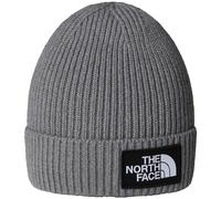 The North Face Bonnet à revers TNF Logo Box pour enfants Gris moyen chiné Taille unique