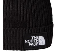 The North Face Bonnet Logo Box à revers – Logo carré – Noir – Taille unique enfant