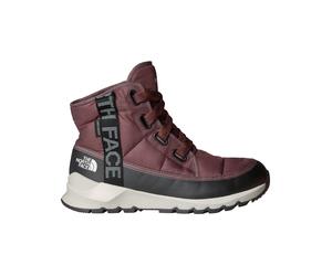 The North Face - Bottes imperméables - Thermoball Lace Up Luxe WP W Tawny Quartz pour Femme - Taille 38 - Bordeaux Bordeaux 38