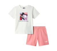 The North Face Box NSE Play Reg Set Shorts pour Enfants White Dune/Coral Crush 3 Ans