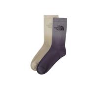 The North Face - Everyday Crew Sock Dip Dye 2-Pack - Chaussettes multifonctions - Unisex S | EU 38-40 - transcendent grey / endless dusk