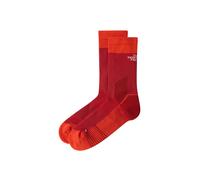 THE NORTH FACE Chaussettes de sport 'Trail Run' rouge cerise / rouge foncé / blanc, Taille 35-37
