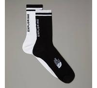 THE NORTH FACE NF0A8CMPKY4 EVERYDAY CREW SOCK NSE - 2P Socks Homme TNF BLACK/TNF WHITE Taille S