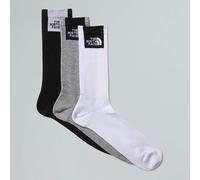 The North Face Chaussettes Mi-mollets Avec Amorti Fine Box Multi Sport Tnf White-tnf Black-monument Grey Taille L male