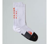 The North Face Chaussettes Mi-mollets Never Stop Trail Run Tnf White-acrylic Orange Taille XS male