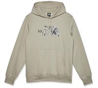 The North Face Easy Graphic Infill Sweatshirt à Capuche pour Homme Clay Grey/TNF Black 3D S