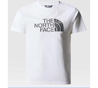 THE NORTH FACE Easy T-Shirt TNF White-Asphalt Grey Bouldering Guide Print 128