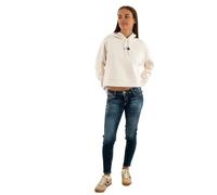The North Face Essential Crop Sweatshirt à Capuche pour Femme White Dune M