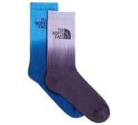 The North Face - Everyday Crew Sock Dip Dye 2-Pack - Chaussettes multifonctions - Unisex L | EU 44-46 - bold blue / active blue