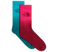The North Face Everyday Dip Dye Crew Socks 2 Pairs Rouge,Bleu EU 40-42