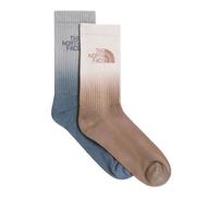 The North Face - Everyday Crew Sock Dip Dye 2-Pack - Chaussettes multifonctions - Unisex S | EU 38-40 - garnet / cumulus cloud