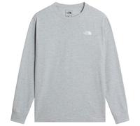 The North Face - Evolution Simple Dome Regular Long Sleeve - Haut à manches longues - S - tnf pale grey heather