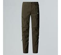 The North Face - Exploration Reg Tapered Convertible Pant - Pantalon randonnée convertible homme New Taupe Green - 32 - Long