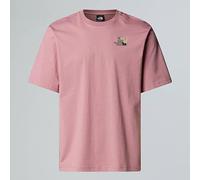 The North Face Flower Dome Relaxed Graphic T-Shirt pour Homme Nostalgia Rose XS