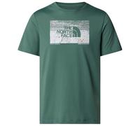 THE NORTH FACE NF0A8BQVHCH M Foundation Abstract Graphic Tee T-Shirt Homme Duck Green Taille XL