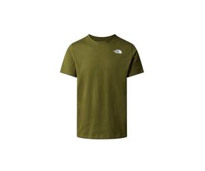 The North Face Foundation Mountain Lines Graphic T-Shirt Forest Olive S