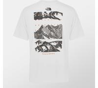 The North Face Foundation Mountains Faces Tee Wh Dune Blanche Petit Male