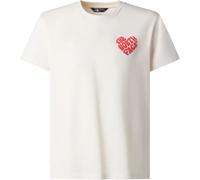 The North Face - Girl's Brand Proud Relaxed S/S Tee - T-shirt - L - white dune