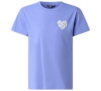 The North Face - Girl's Brand Proud Relaxed S/S Tee - T-shirt - L - periwinkle glow