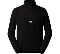 The North Face Glacier 1/4 Zip Embroidered Logo Sweater pour Homme TNF Black/Npf M