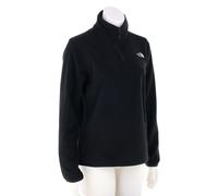 The North Face - Polaire demi-zippée - W Glacier Fleece 1/4 Zip Jacket TNF Black pour Femme - Taille XL - Noir Noir XL