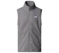 The North Face - Polaire sans-manches zippée - M Glacier Fleece Vest TNF Mid Grey Heather pour Homme - Taille XXL - Gris Gris XXL