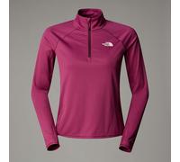 The North Face Haut Manches Longues À Col Zippé Sunriser Pour Femme Cyber Berry Taille S female