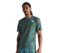 The North Face Homme Sunriser S/S T-Shirt Algae Blue Mountain Tra S