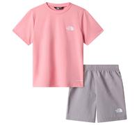 The North Face - Kid's 24/7 Set - T-shirt technique - 4 Years - coral crush / transcendent grey