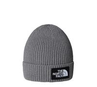 The North Face Bonnet à revers TNF Logo Box pour enfants Gris moyen chiné Taille unique