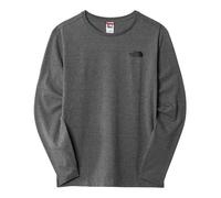The North Face M L/S Easy Tee TNFMEDIUMGRYHTR T-Shirt Homme TNF Medium Grey Heather FR : XL (Taille Fabricant : XL)
