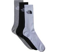 The North Face Mens Multi-Sport Cushion Crew Socks 3-Pack Noir/Blanc/Gris S 5.5-7.5 Male