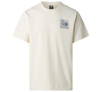 The North Face T-shirt Décontracté Graphique Mountain Escape Unisexe White Dune Taille XXL male