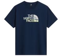 THE NORTH FACE Mountain Line Regular Short Sleeve Tee - Homme - Bleu - taille XL- modèle 2027