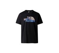 T-shirt The North Face Mountain Line manche courte noir bleu - XS