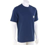 The North Face T-shirt Décontracté À Poche Mountain Logo Pour Homme Summit Navy Taille S male