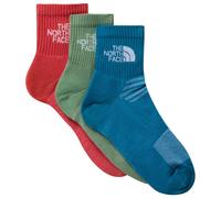 The North Face - Multi Sport Cush Quarter Socks 3-Pack - Chaussettes multifonctions - EU 34-37 - dusk blue / slate moss / ma