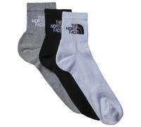 The North Face Chaussettes Multisport Cush Quarter – 3 paires blanc/noir/gris – Taille M
