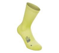The North Face Chaussettes de running Never Stop Crew Unisexe - jaune lemon/gris Taille 42-44