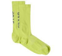 The North Face - Never Stop Trail Run Crew Sock - Chaussettes de running - EU 34-37 - fizz lime / granite grey