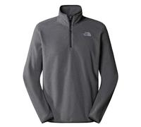 The North Face - 100 Glacier 1/4 Zip - Pull polaire - L - tnf medium grey heather / black