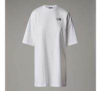 THE NORTH FACE NF0A87NF94X W S/S Essential Oversize Tee Dress T-Shirt Femme TNF White/Latte Taille XL