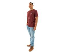 The North Face NF0A87NG0VO M S/S Simple Dome Tee T-Shirt Homme Sumac Taille XS