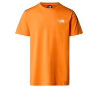 The North Face NF0A87NG6HI M S/S Simple Dome Tee T-Shirt Homme Digital Orange Taille M