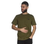 The North Face NF0A87NGPIB M S/S Simple Dome Tee T-Shirt Homme Forest Olive Taille S