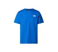 The North Face NF0A87NP16Y M S/S Box NSE Tee T-Shirt Homme Hero Blue/TNF Black Taille L