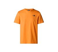 The North Face NF0A87NPAQE M S/S Box NSE Tee T-Shirt Homme Digital Orange/White du Taille L