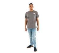 The North Face - S/S Redbox Tee - T-shirt - S - smoked pearl / hero blue