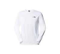 THE NORTH FACE NF0A87QNFN4 M L/S Simple Dome Tee T-Shirt Homme TNF White Taille M